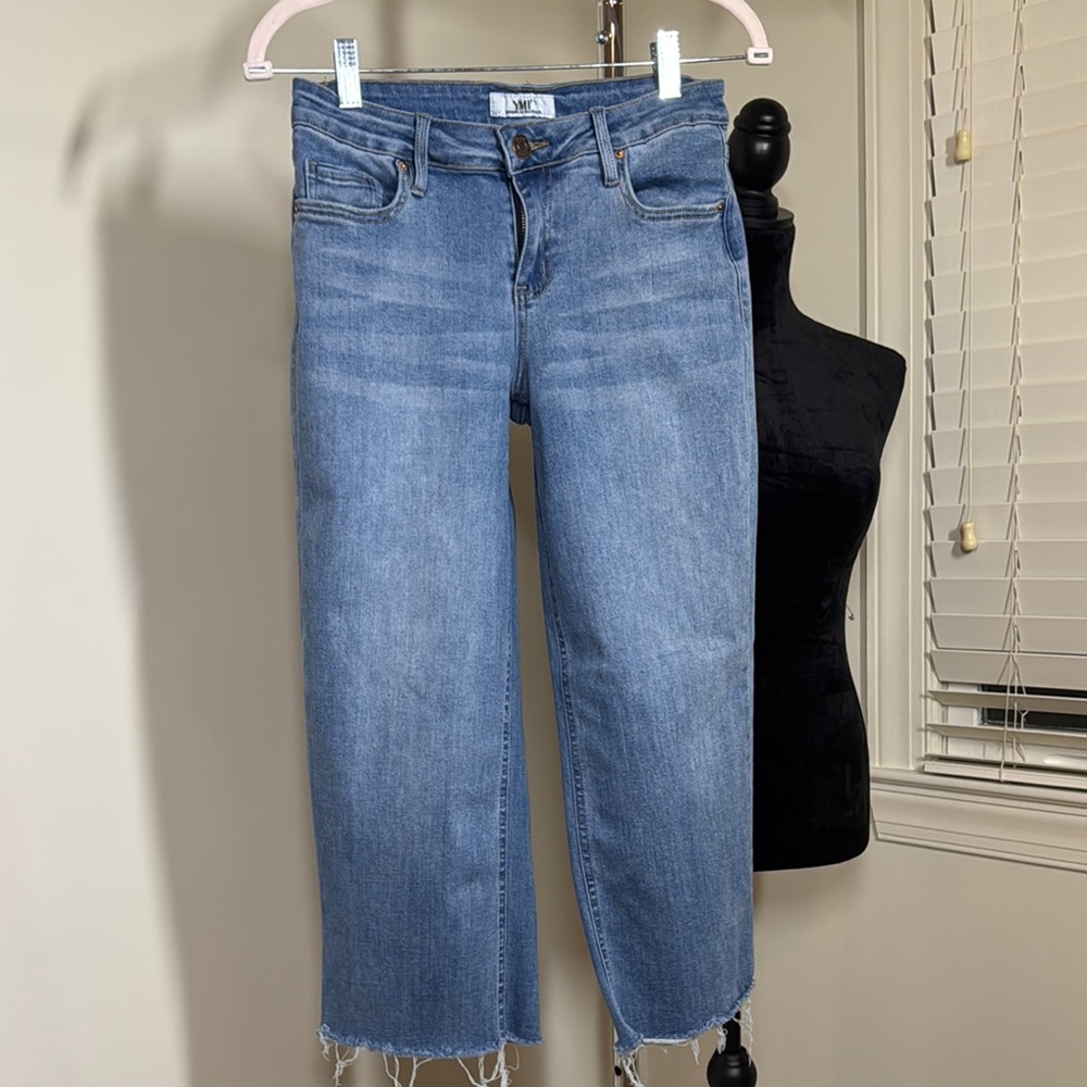 YMI Blue Ankle Cropped Jeans